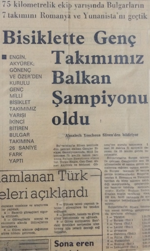bisiklet mehmet gönenç