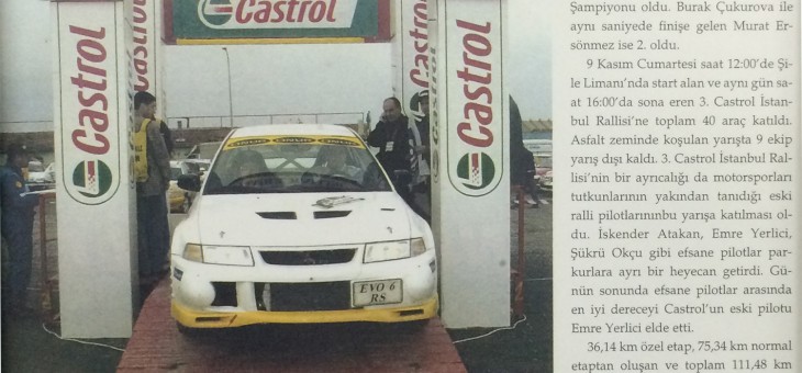3. Castrol İstanbul Rallisi Şampiyonu